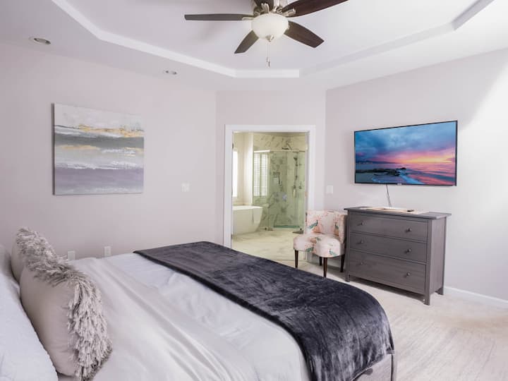 Main Bedroom is on the first floor.