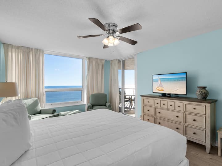 Bedroom 1 with Flat Screen TV