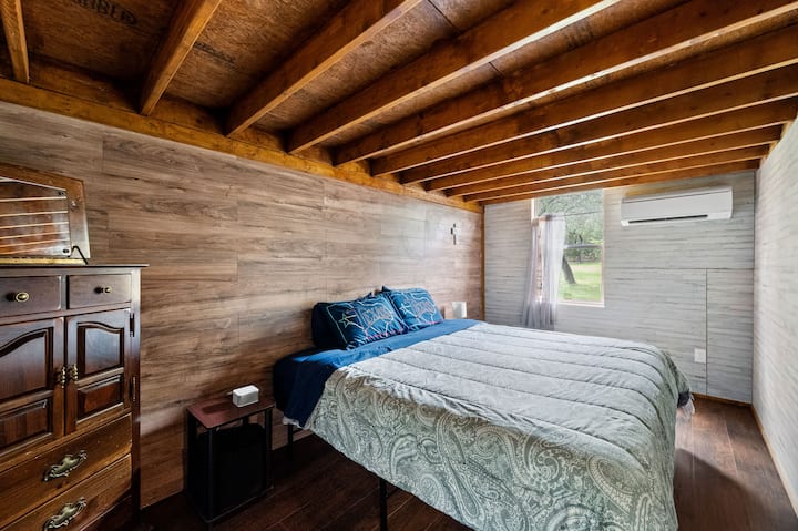 1st Floor bedroom - King bed, small dresser