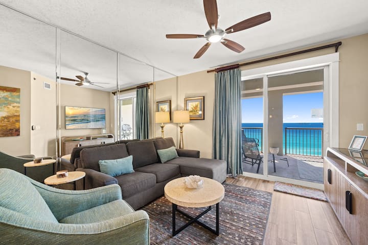 Amazing Balcony Views! Really Colorful Beachy Unit! - Panama City Beach, FL