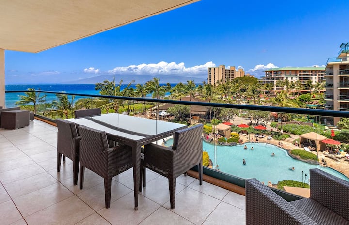 Maui Resort Rentals: Honua Kai  Incredible 8 Bedroom Oceanfront Gem, Over 5200 Combined Sq. Ft. W/ Built-in Viking B.b.q.! - Maui, HI