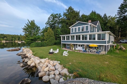 Stunning 4 season lakefront 3BR, 2BA near Acadia