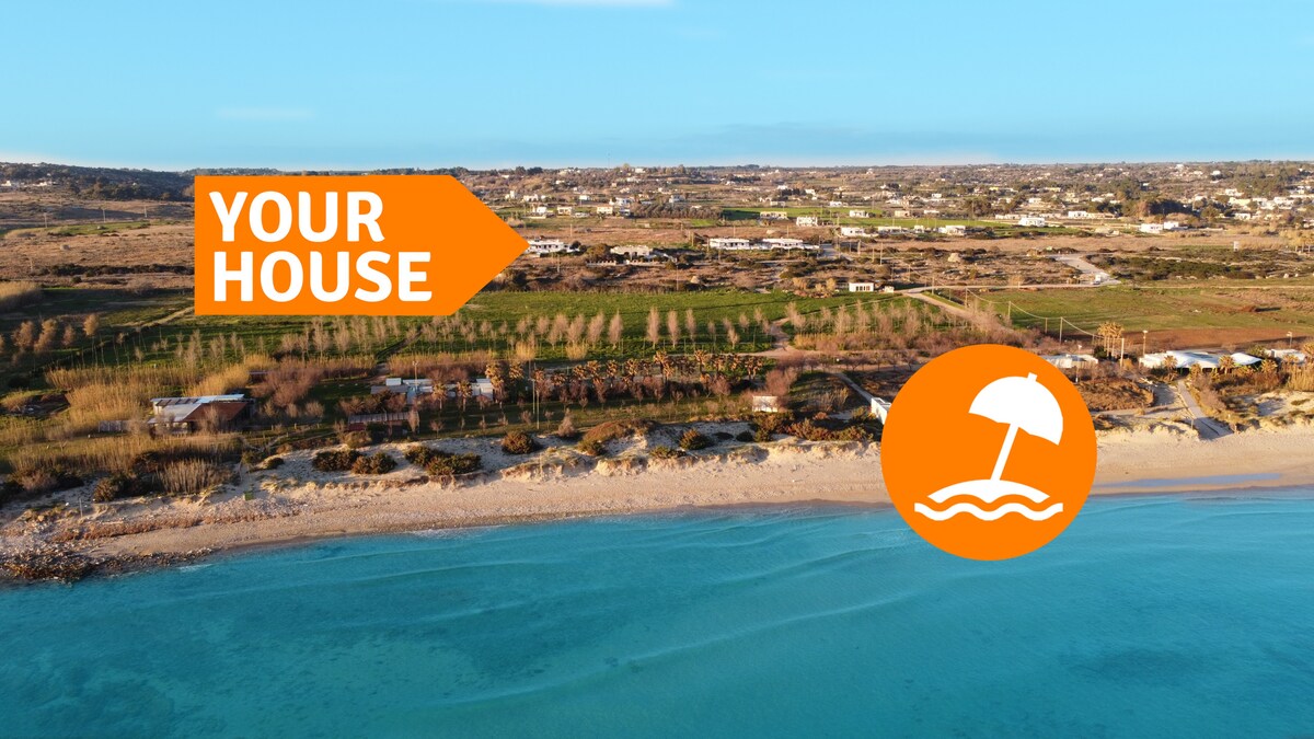 Leistungsstarkes Airbnb: House on the sandy beach of the "Salento Maldives" in Salve