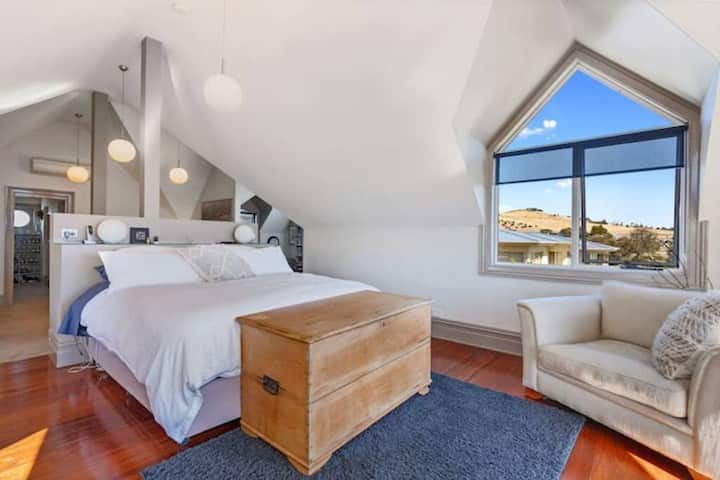 Bedroom one with King bed