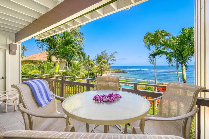 Sunrise, Serenity, & Space | 2BR Oceanfront Condo