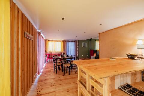 Little house, nordic bath tub and yoga terrace