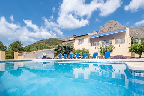 Large villa la nucia polop