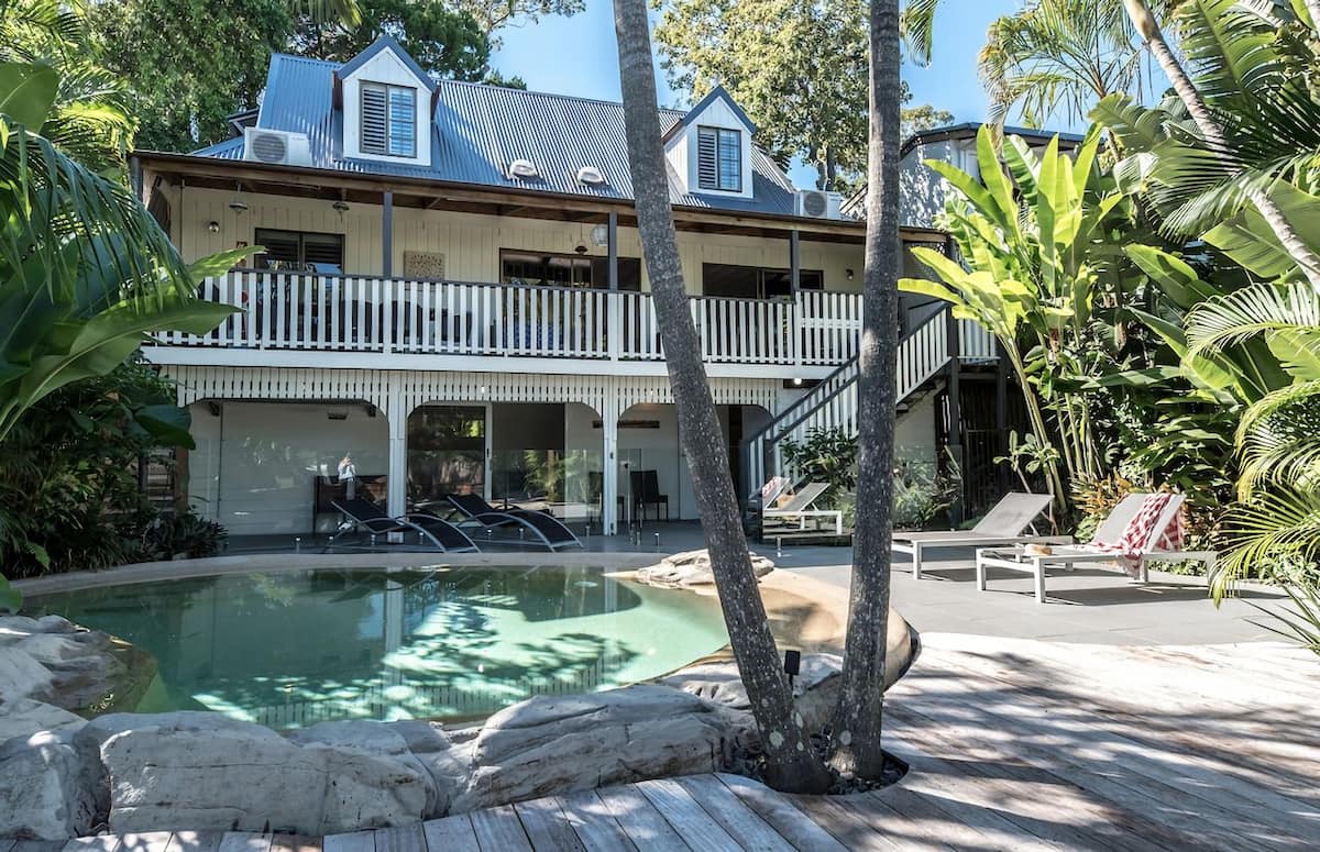 Noosa House lagoon pool
