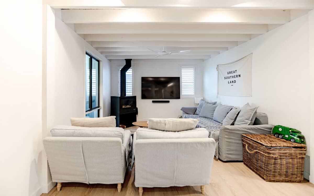 Cozy lounge with comfortable seating