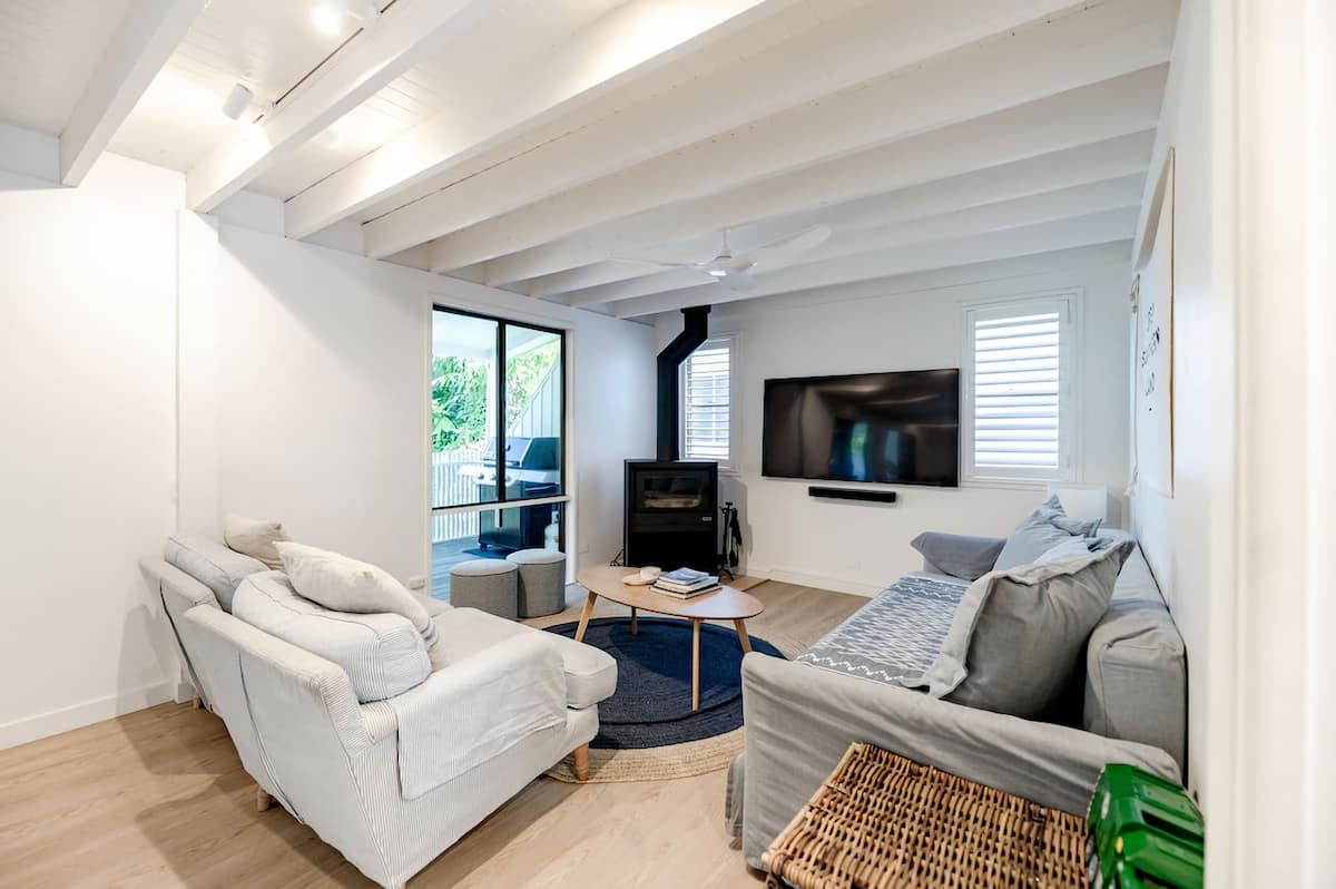 Tropical garden area