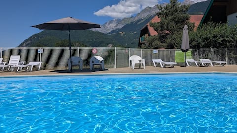 Cosy du Birdie 4-person accommodation with pool