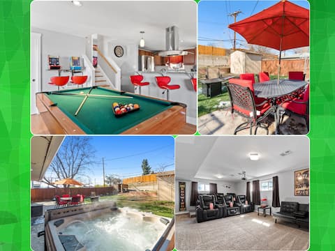 HotTub PoolTable GameRoom MovieTheater 420Friendly