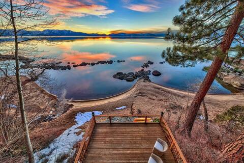 Lake Tahoe private beach 28 day min