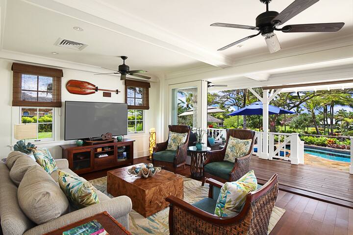Honu Hale at Kukui’ula: Elegant Poipu Home w/ Pool gallery image 5