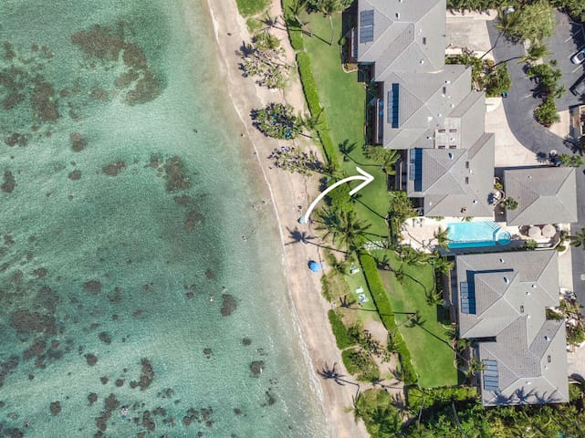 Oceanfront luxury 3bd condo on Baby Beach