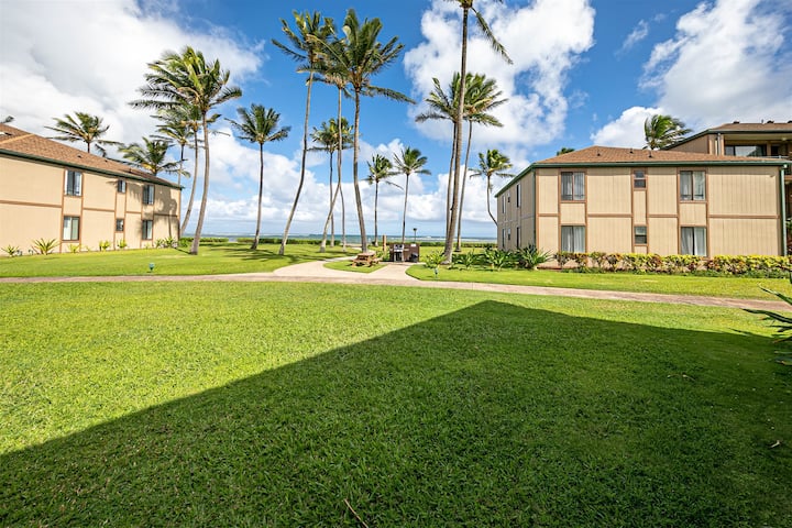 Relaxing Ocean View Condo Pono Kai Resort  E102 - Kauai, HI