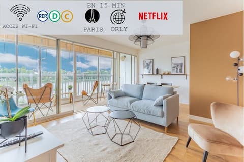 Aparthotel Luminous Vue Seine- Paris 15 min
