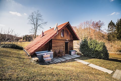 Wooden cabin Žurej with Hot Tub