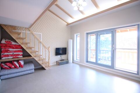 Emotional buildings and comfortable interior interiors