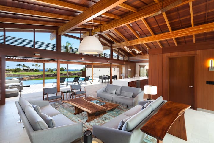 Modern Mauna Lani 4BR Home with Pool, Near Beach!