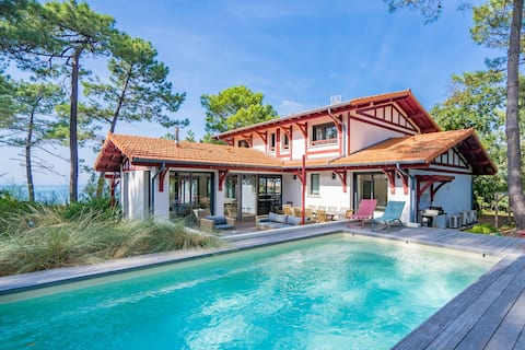 Pyla sur Mer - Superb villa with Bassin view