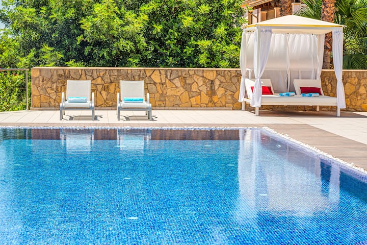 Villa Liman Mit Meerblick, Bergblick, Wi-fi, Pool, Terrasse, Balkon & Garten - Valldemossa