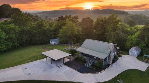Pet Lover's Paradise! Cabin w/ Hot Tub, Pool Table