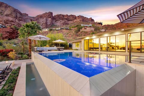 Lux-Mountain Estate - Pickleball, Epic Pool, Spa!
