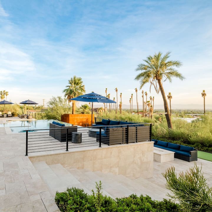 Lux-Mountain Estate - Pickleball, Epic Pool, Spa!