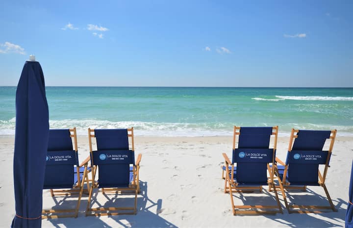 104 Island Princess Gulf Front ~ 2br/2ba Sleeps 6 ~ Free Beach Service - Fort Walton Beach, FL