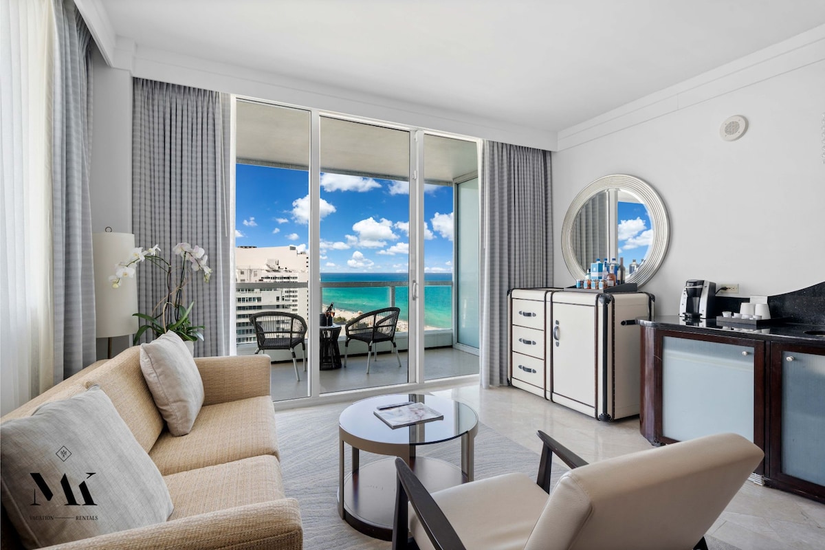 FontaineBleau | High Floor w/ Resort + Ocean Views