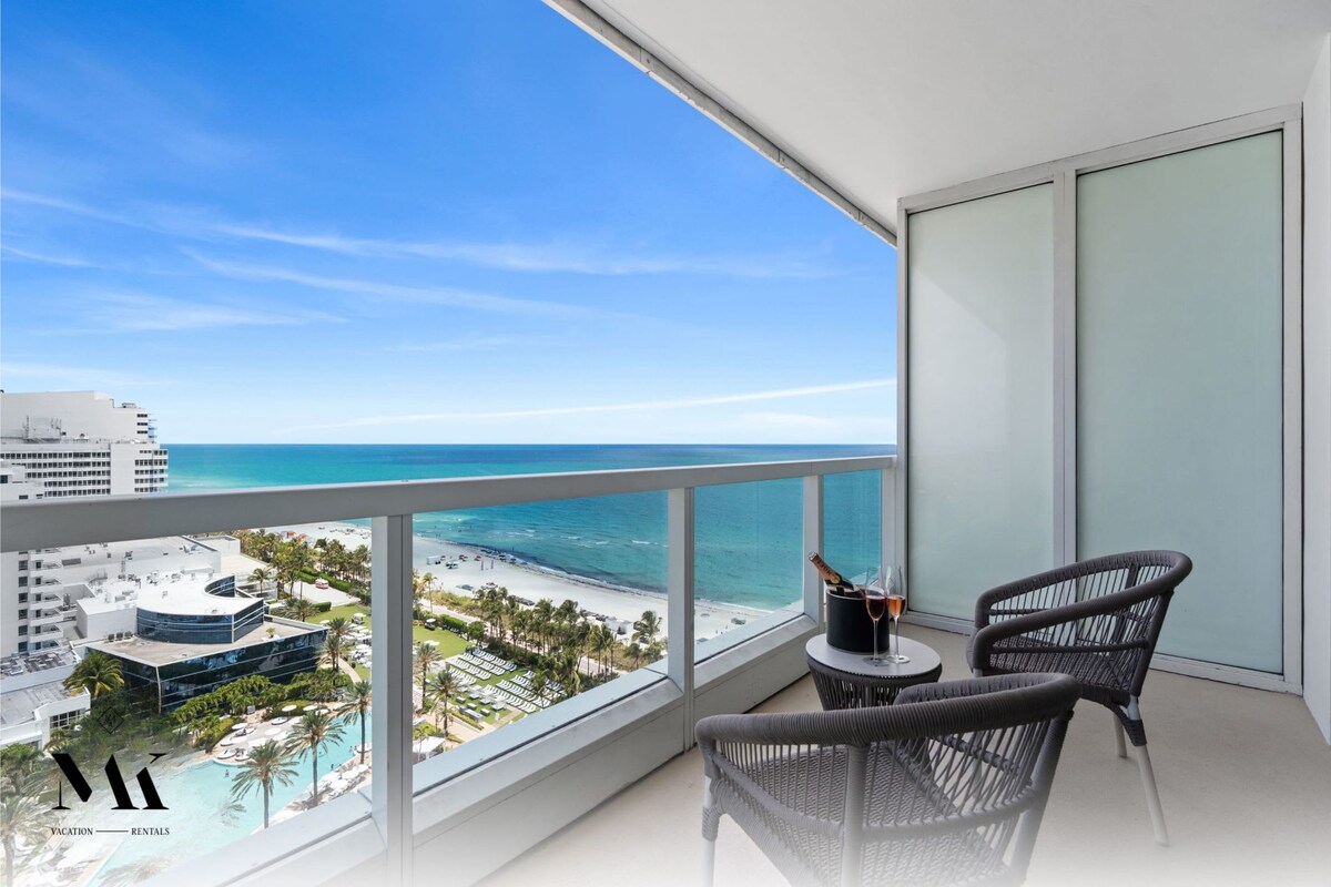 FontaineBleau | High Floor w/ Resort + Ocean Views