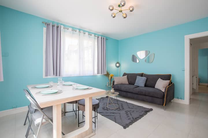 Morny Turquoise - Appartement Plein Centre - Proche Plage - Deauville