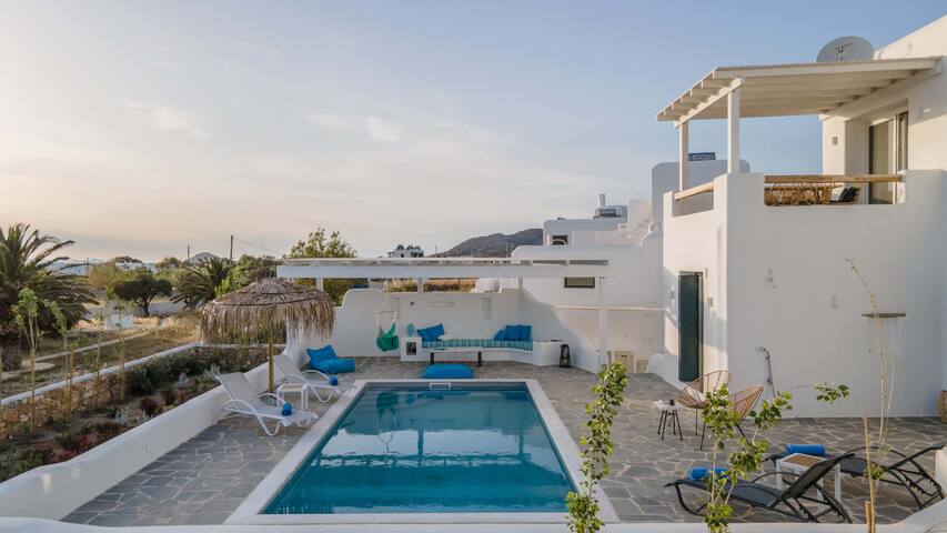 Villa Ester Unique Beachfront 4BR • at Kastraki Naxos ⛱