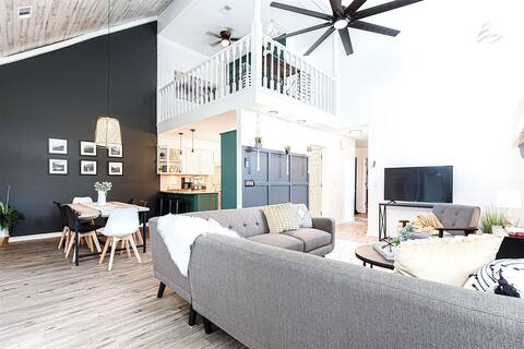 Scandi-Chic Retreat - mins to KSU - w/king