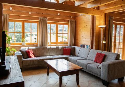 Luxury log cabin - Sonnenhang Lodge B
