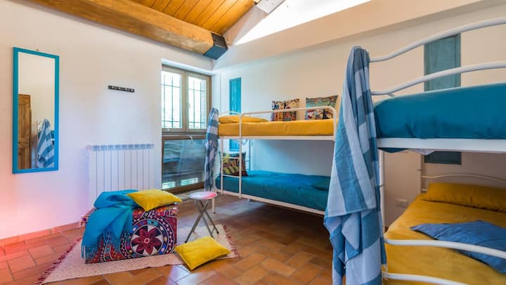 Villa Malu - Chumba cha Quadruple na vitanda viwili vya bunk