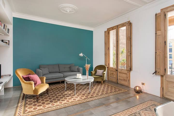 Family Friendly Modernist Terrace Apartment - バルセロナ