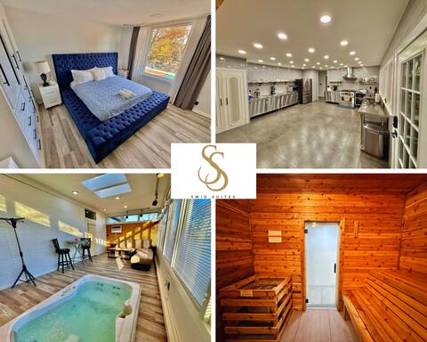 Ultimate Luxe Mansion: Pool, Sauna, Hot Tub & More