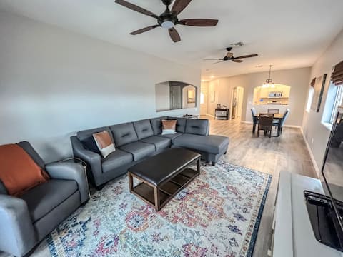 Centrally Located River Home with Mountain Views!