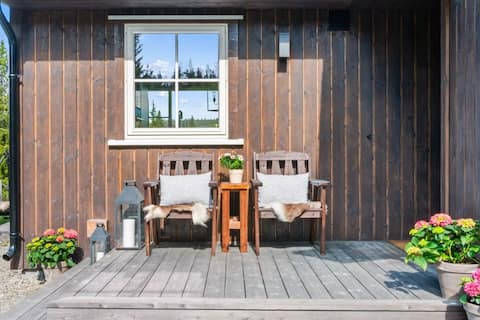 Solglimt, cabin in Golsfjellet with jacuzzi