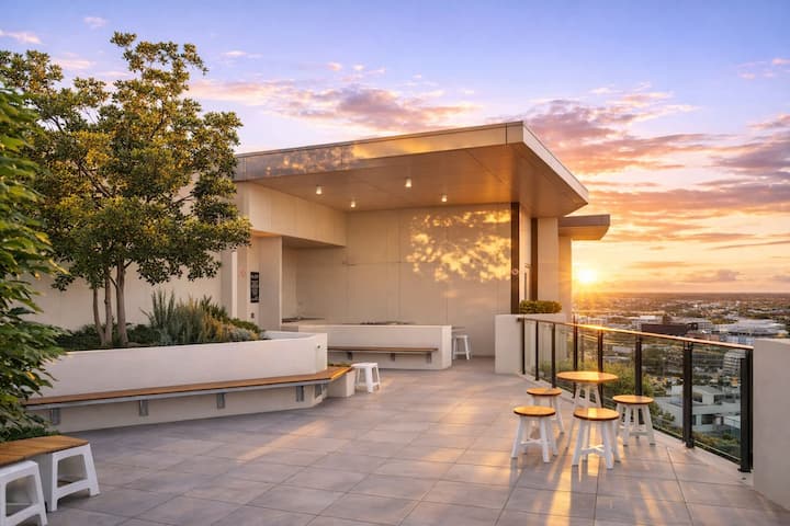 2br Food&drink Hub ????Pool????????2 Cars????gym????rooftop - Queensland