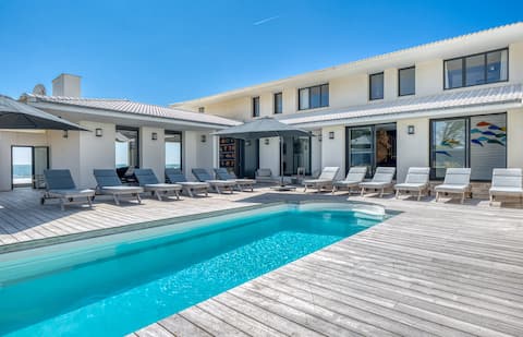 Villa Océans Oceanfront Pool Spa Sleeps 15
