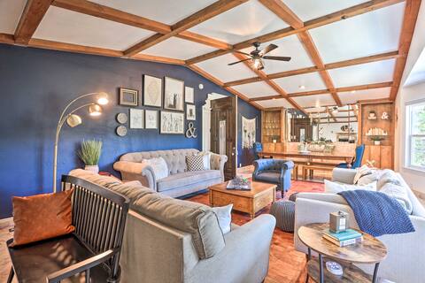 Boho-Chic Home w/ Game Room Near Lake Gregory!