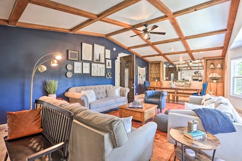 Boho-Chic Home w/ Game Room Near Lake Gregory!