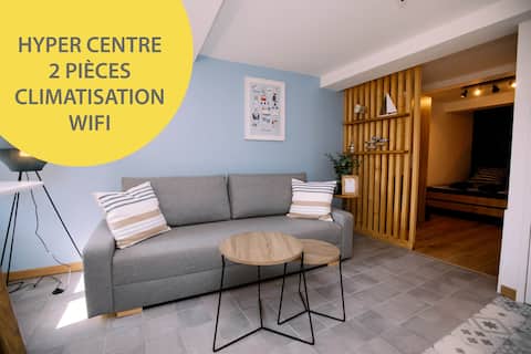 Air-conditioned apartment - hyper-center of Toulon