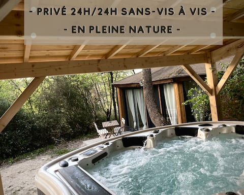 In the heart of nature ~ Private 24-hour Jacuzzi