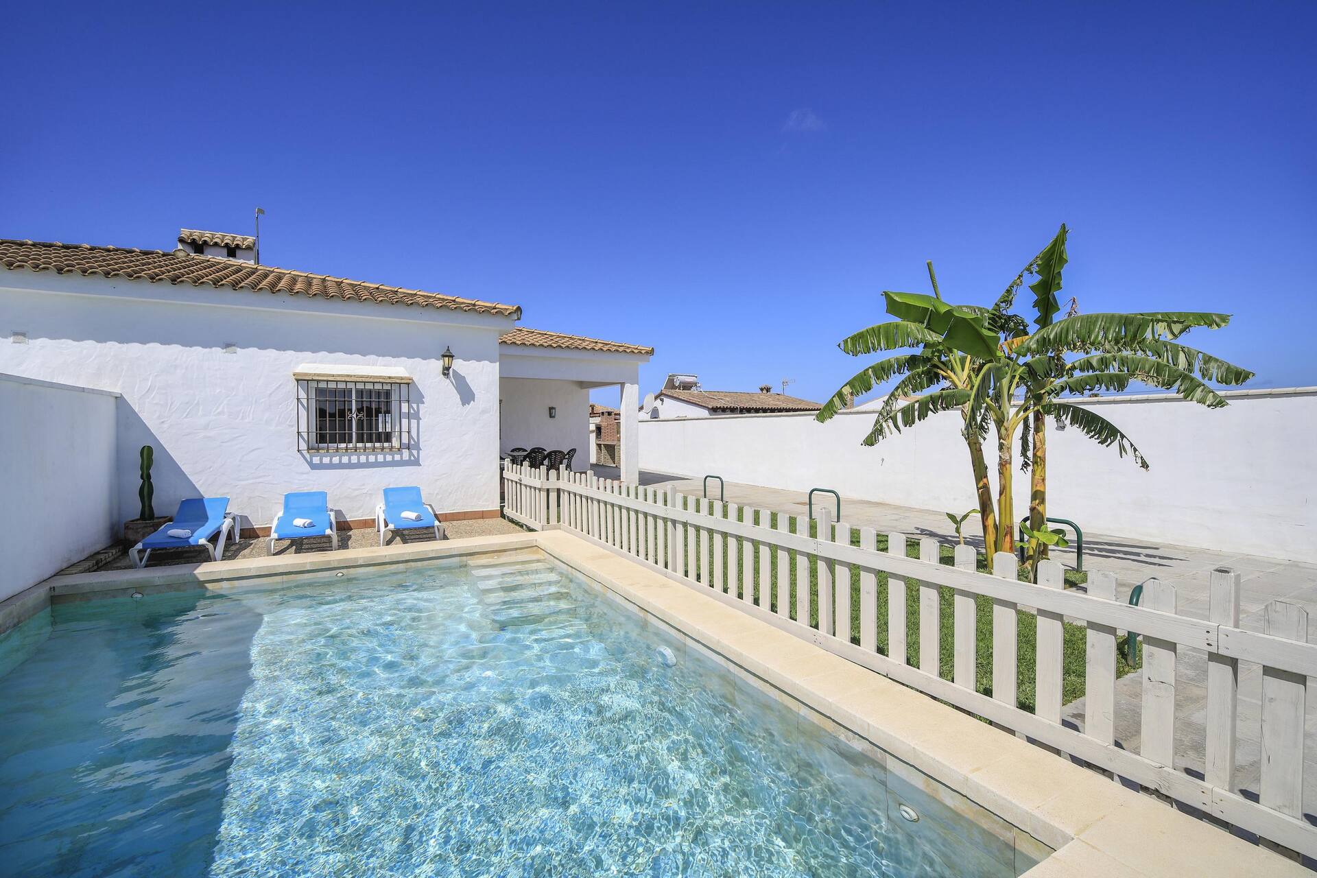 Casa vacanze 'Villa Ibicenca' con piscina privata, terrazza privata e Wi-Fi