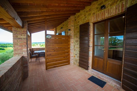 Popular Airbnb listing: Terra Antica Tuscany Living - Merlot Suite in Montepulciano