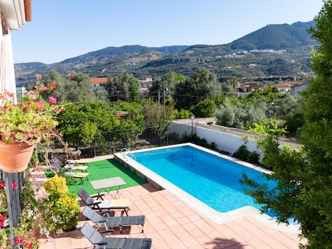 Nice house with terrace, private pool